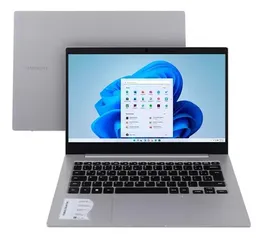 [App] Notebook Samsung Galaxy Book Go Snapdragon 7c Kryo 468 Octa-core 4GB RAM 128GB SSD 14" Full HD W11 com Office 365 NP340XLA-K07BR