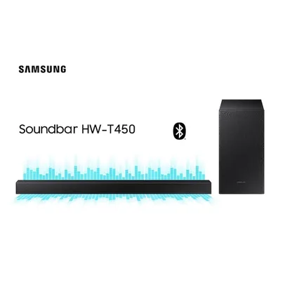 Soundbar Samsung Hw-t450, Com 2.1 Canais, Potência De 200w, | R$ 930