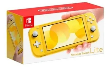 Console Nintendo Switch - Modelo Lite Amarelo 32Gb | R$ 1359