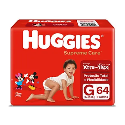 Fralda Huggies Supreme Care G - 64 Fraldas