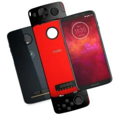 Moto Z3 Play - Gamepad Edition - R$1781