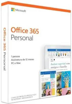 Office 365 Personal

12 meses