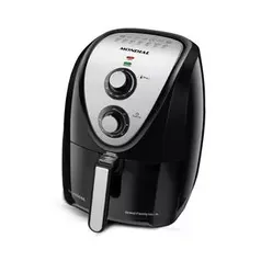 Fritadeira Elétrica Air Fryer Mondial Grand Family Inox AFN-50-BI 5L Preta - 127V