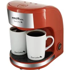 Cafeteira Elétrica Britânia Duo Coffee 2 Xícaras Vermelha - 450W -R$30