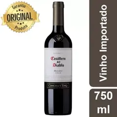 Vinho Tinto Chileno Malbec Casillero Del Diablo 750 ml