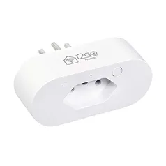 Tomada Inteligente Slim Wi-Fi 10A I2GO Home - Alexa, Branco