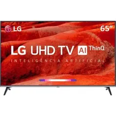 [R$2.830 AME] Smart TV 65" LG 65UM7520 UHD ThinQ | R$3.330