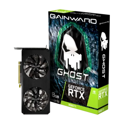 Placa de Vídeo Gainward NVIDIA GeForce RTX 3060 Ti Ghost, LHR, 8GB, GDDR6, 256Bit, DLSS, Ray Tracing