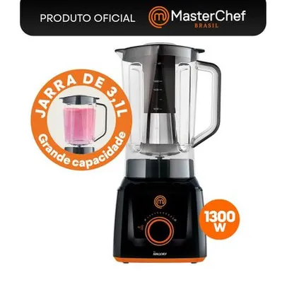 Liquidificador Mallory 3,1 Litros Masterchef Preto - 220 Volts