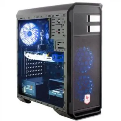COMPUTADOR PICHAU GAMER, I3-8100, GEFORCE GTX 1060 6GB GALAX OC, 8GB DDR4, HD 1TB, 500W, AERO 500 | R$3.042