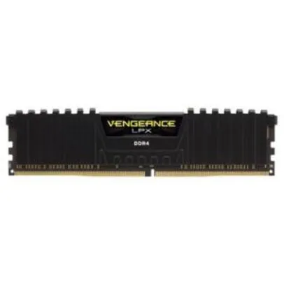 Memória Corsair Vengeance LPX, 16GB, 2666Hz, DDR4, C16 | R$408