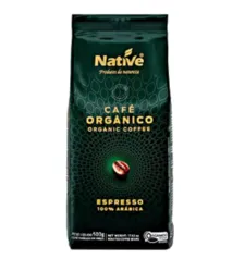 Café Orgânico em Grãos NATIVE Pacote 500g