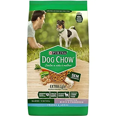 Ração Dog Chow Para Cães  Raças Pequenas Sabor Frango E Arroz - 15Kg 