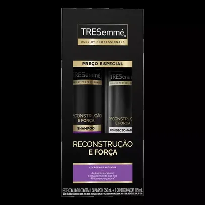  Kit Shampoo 350ml+condicionador 175ml Tresemmé Reconstrução