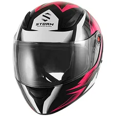 Capacete Mixs MX2 Storm 56 Rosa