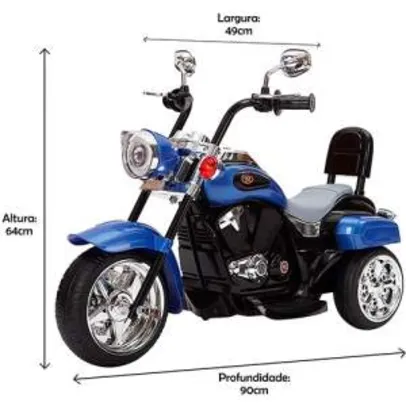 [Americanas] Moto Elétrica Infantil TR1501 R$379