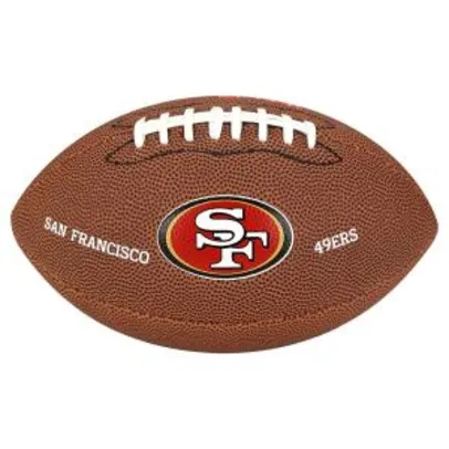 Bola Futebol Americano Wilson San Francisco 49ers - Marrom