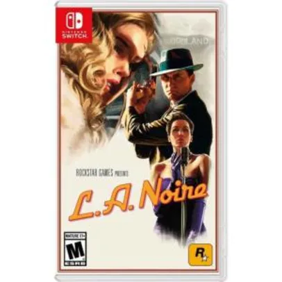 [AME] Game L.A. Noire - Nintendo Switch R$ 99,99 (com AME 79,99)