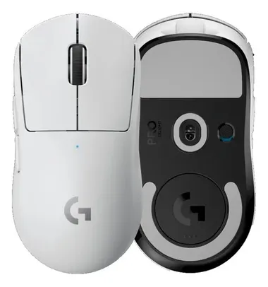 Mouse sem fio recarregável Logitech GPro X Superlight branco