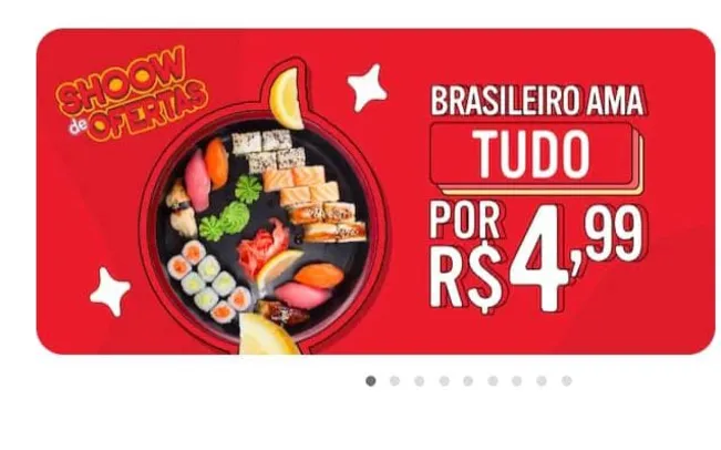 Lista do Ifood por R$ 4,99