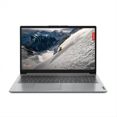 Notebook Lenovo Ultrafino IdeaPad 1 15AMN7 AMD Ryzen 5 7520U 8GB SSD 256GB 15.6