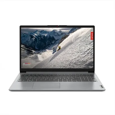 Notebook Lenovo Ultrafino IdeaPad 1 15AMN7 AMD Ryzen 5 7520U 8GB SSD 256GB 15.6