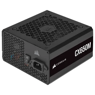 [PRIME] Fonte Corsair CX650M - 650W, 80 Plus Bronze, Semi-modular, Preto - CP-9020221-NA