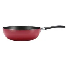 Wok Brinox Garlic Vermelho Antiaderente - 24cm | R$24