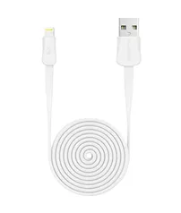 [Prime] Cabo USB Lightning Carregador para IPhone, IPod, Fast Charger 2.4A 2 Metros Sumexr (Branco)