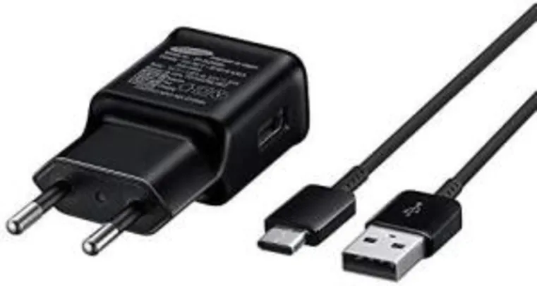 [PRIME]Carregador de Parede USB C Samsung Fast Charge - EP-TA20BBBCGBR | R$50