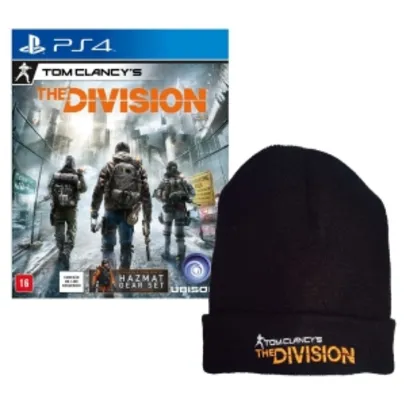 Jogo Tom Clancy's:The Division-Limited Edition PS4+Touca Exclusiva R$79