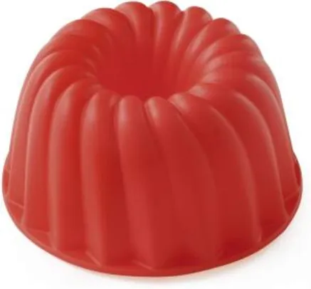 (PRIME) Forma De Silicone Para Pudim Pequeno Mimo Style Vermelho/laranja/verde | R$ 12