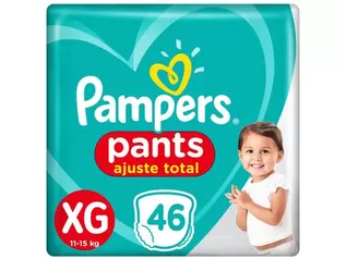 Fralda Pampers Ajuste Total Pants Calça - Tam. XG 11 a 15kg 46 Unidades