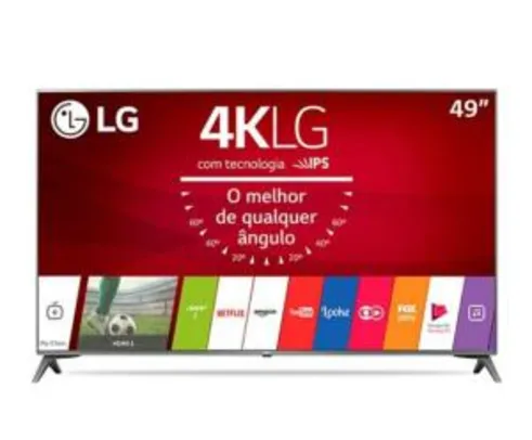 Smart TV LG 49' ultra HD (4K) 49UJ6565 bivolt