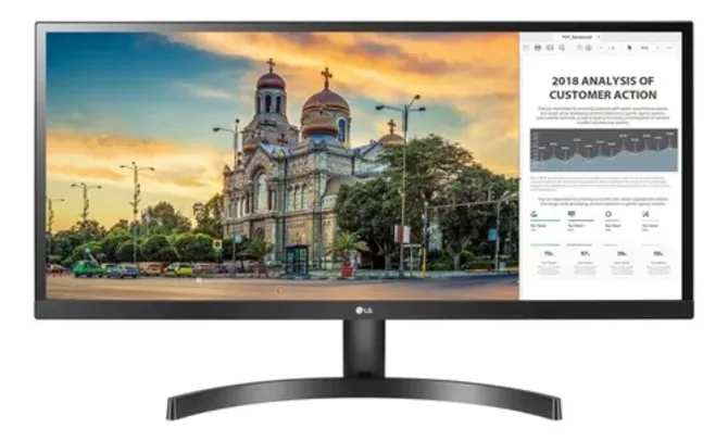 Monitor gamer LG UltraWide 29WL500 led 29 " preto 100V/240V