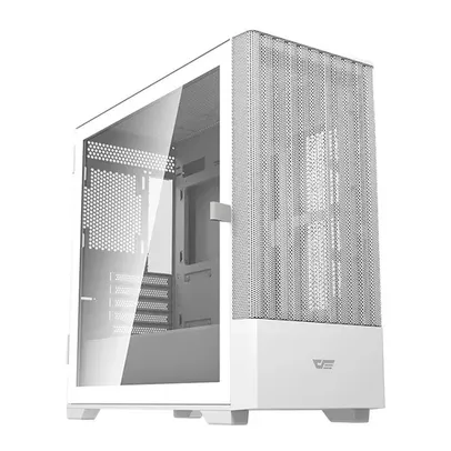 GABINETE GAMER AIGO DARKFLASH DK415M, MID-TOWER, LATERAL DE VIDRO, BRANCO, DK415M-WH