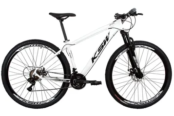 Bicicleta 29 KSW Cambios Shimano Aro 29 Freio A Disco 21V - BRANCO, 17