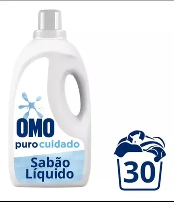 lava roupa liquido omo puro 3L