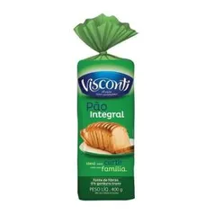 Pão de Forma Integral Visconti 400g - 8 unidades | R$55