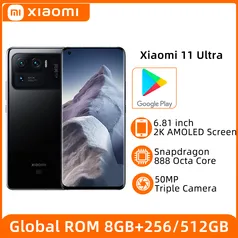 [6x] Smartphone Xiaomi Mi 11 Ultra | 8GB 256GB | 50MP | Tela 120HZ