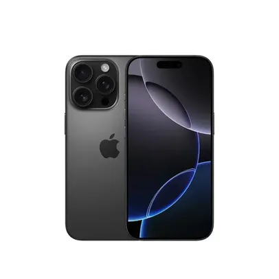 [1ª compra] Smartphone iPhone 16 Pro Apple 128GB, Câmera Tripla de 48MP, Tela 6,3'' Titânio Preto