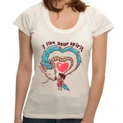 Camiseta I Like Your Spirit - Feminina | R$40