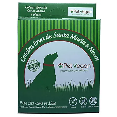 Coleira Erva de Santa Maria & Neem para Cães acima 15 kg