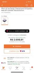 [70% de volta no AME] Cama Box king Colchão Molas Ensacadas Ortopédica Relax BF Colchões