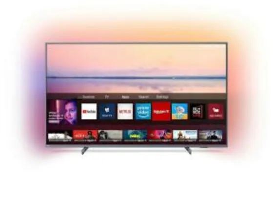 [R$2.024 AME] Smart TV LED 55” Philips 55PUG6794 Ambilight 4K UHD | R$2.250
