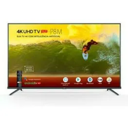 Smart TV LED 50´ 4K TCL, Android TV | R$ 1.710