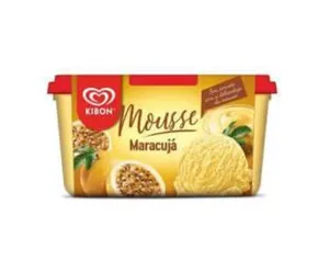 Sorvete Mousse Maracujá KIBON Pote 1,3 Litros | R$16