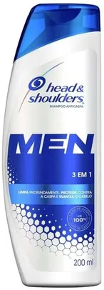 [Prime] Shampoo Head and Shoulders Men 3 em 1 200ML | R$9