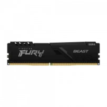 Memória DDR4 Kingston Fury Beast, 8GB, 3200Mhz, Black