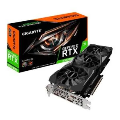 PLACA DE VIDEO GIGABYTE GEFORCE RTX 2080 SUPER 8GB GAMING WINDFORCE 256BIT, GV-N208SGAMING-8GC